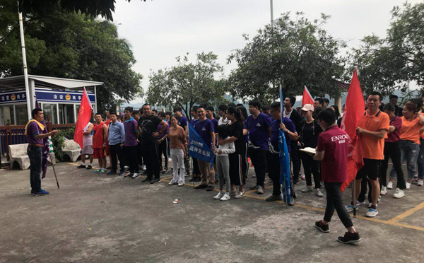 金馬爭(zhēng)霸賽火箭隊(duì)8公里徒步拉練，振奮人心！